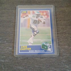Cris Carter Score Card