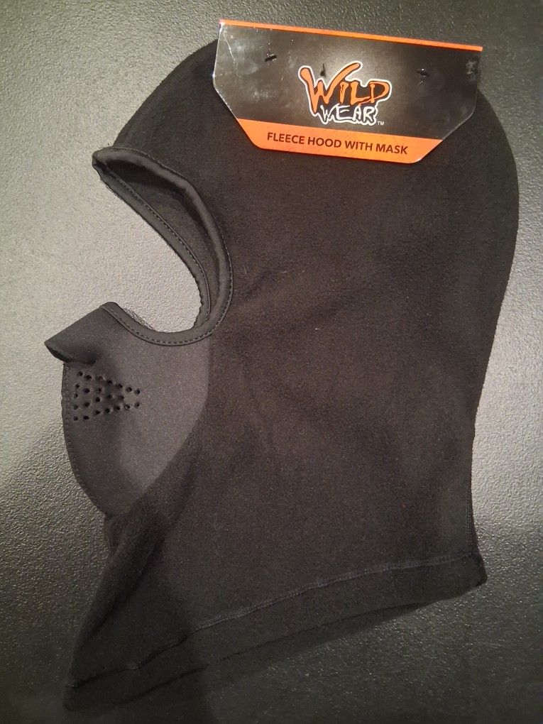 Wild Wear Fleece Hood With Mask