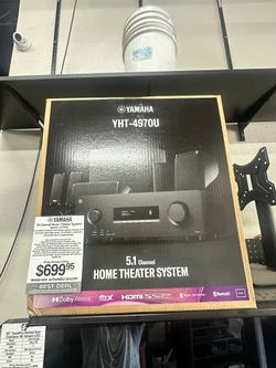 BRAND NEW- AUTHORIZED DEALER!!! Yamaha YHT-4970U 5.1-Channel 4K Home Theater System