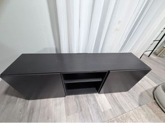 Tv stand black/brown