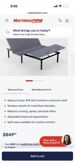 Queen Mattress Firm Sleepys adjustable base