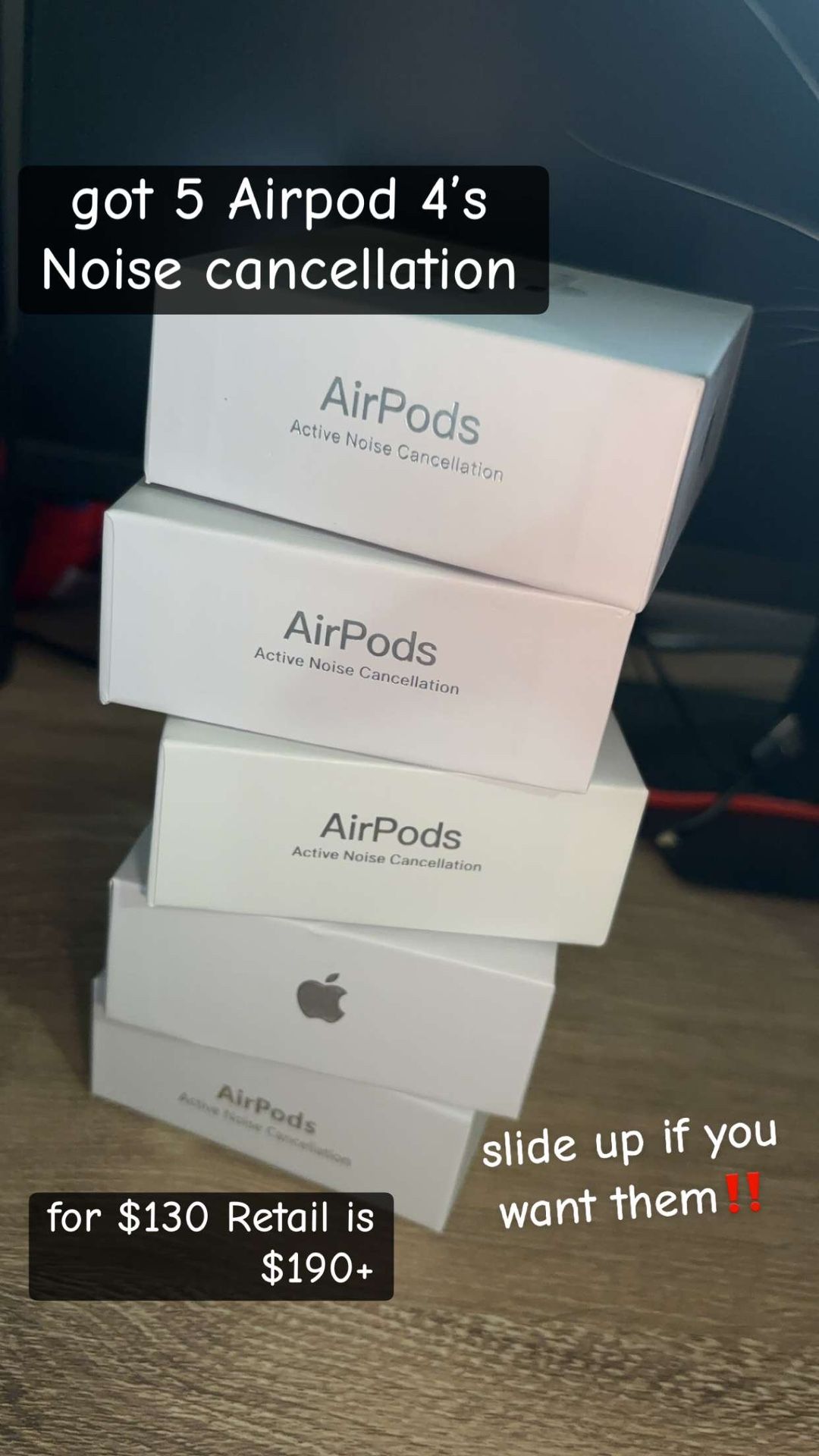 AIRPOD 4’s ANC BRAND NEW