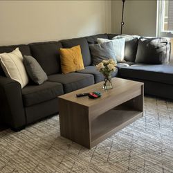 Graphite Sectional Living Spaces