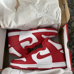 New Nike Dunk High  Championship Red Size 12.5 