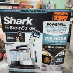 StainStriker Portable Corded Upholstery, Car, Rug and Carpet Cleaner with Spot and Pet Odor Remover in White