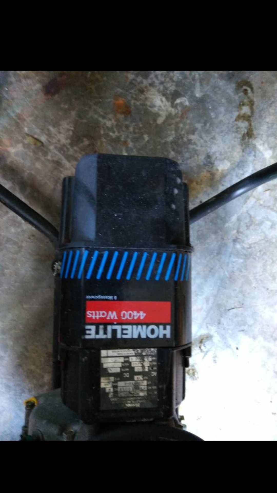 Homelite generator