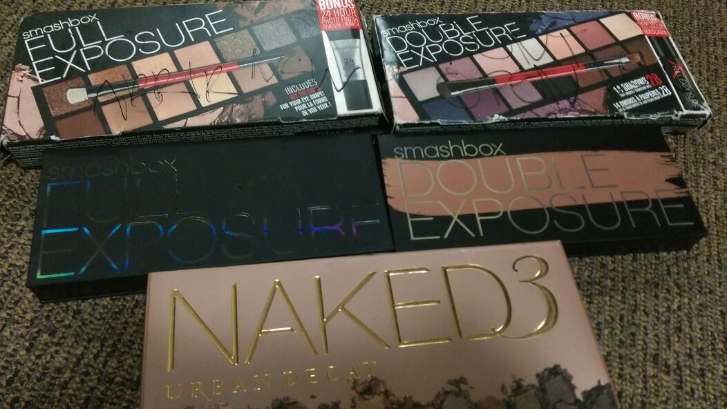 Brand new Neked 3 palette Smash box DOUBLE EXPOSURE palette