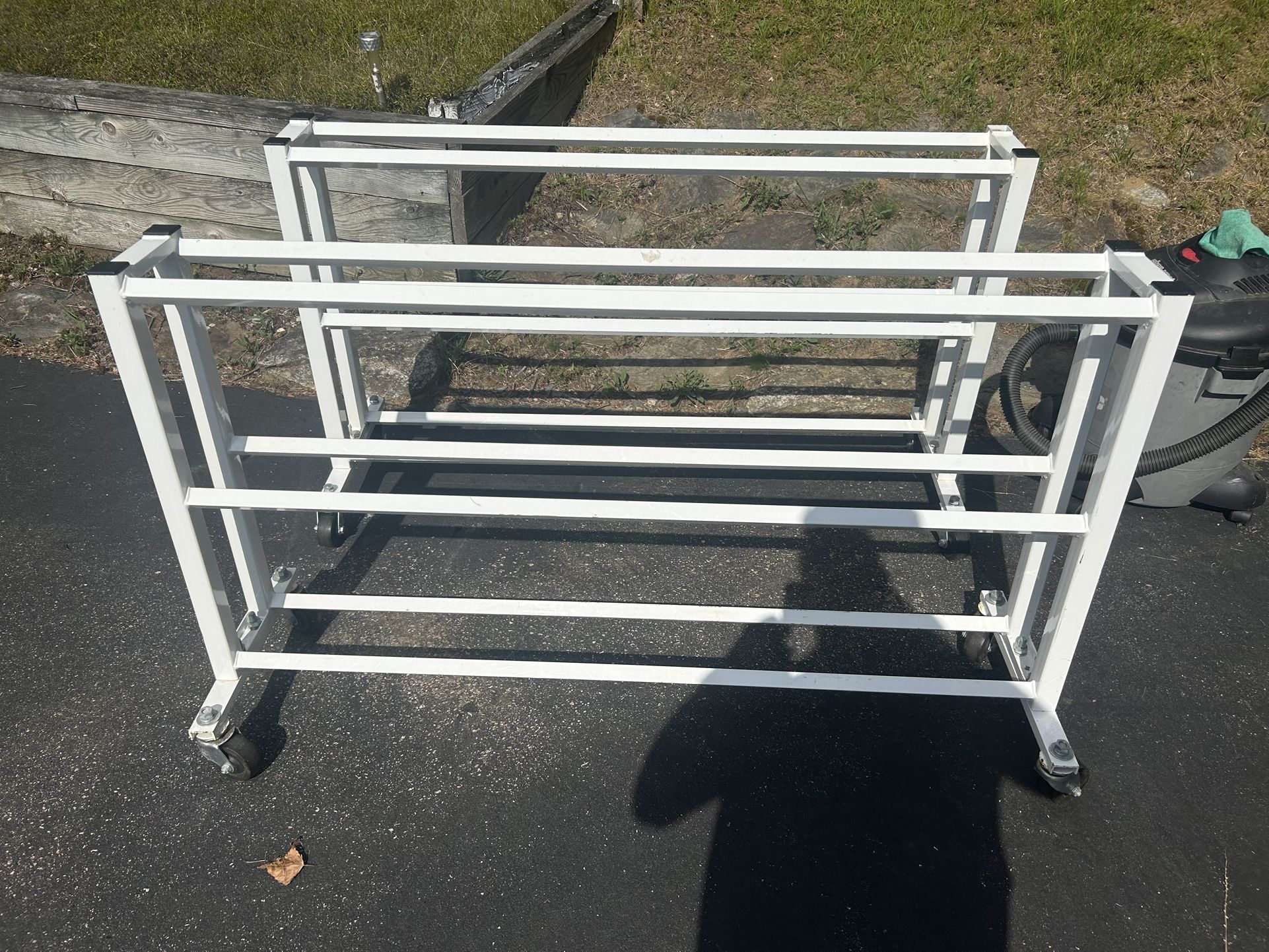 Roll Around Basketball/Volleyball Storage Racks