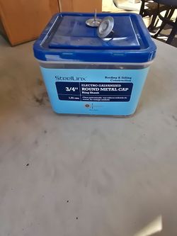3/4 round metal cap