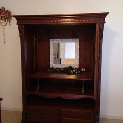 Elegant Solid Wood Armoire