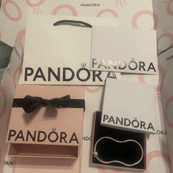 Brand New Pandora Golden Heart Bracelet