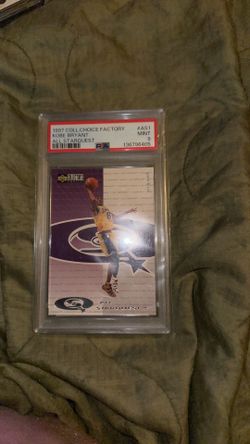 1997 U.D Collectors Choice Kobe Bryant All Star Quest Lakers HOF PSA 9