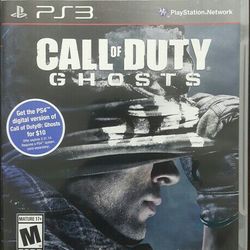 CALL OF DUTY GHOSTS FOR PS3