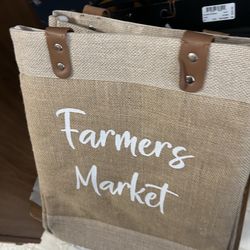 Nice new large jute tote bag
