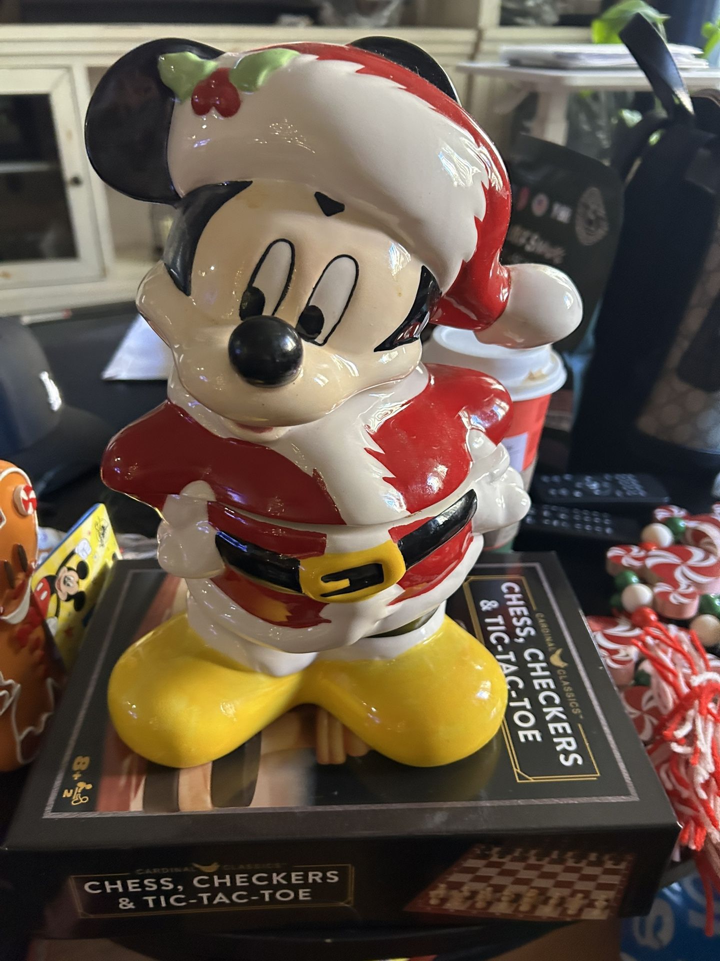 Mickey Mouse Christmas Cookie Jar