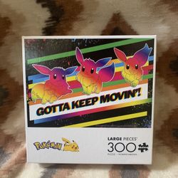 Pokemon- Gotta Keep Movin' - 300 Piece Jigsaw Puzzle