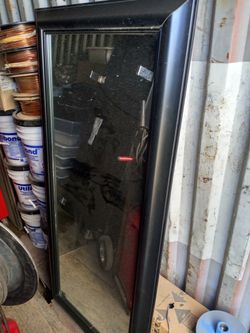 Mirror Black Frame 29x62 