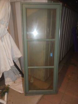 Old window. Cranks open