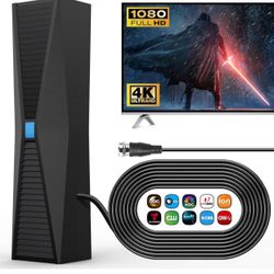 2025 Tv Antenna for Smart TV Indoor, HD TV Antenna Indoor for Local Channels, TV Indoor/Outdoor Suitable for Various Regions, Television Antenna Perfe