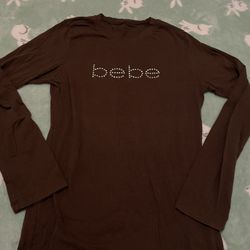 Brown Bebe Top 