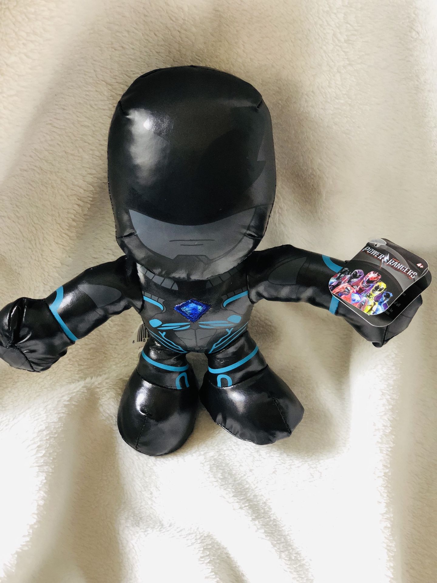 *New* - Kids/Children’s Power Rangers Movie Small Plush/Toy - Black Power Ranger *Brand New*