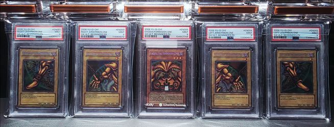 Yugioh exodia set ubp1  PSA 9