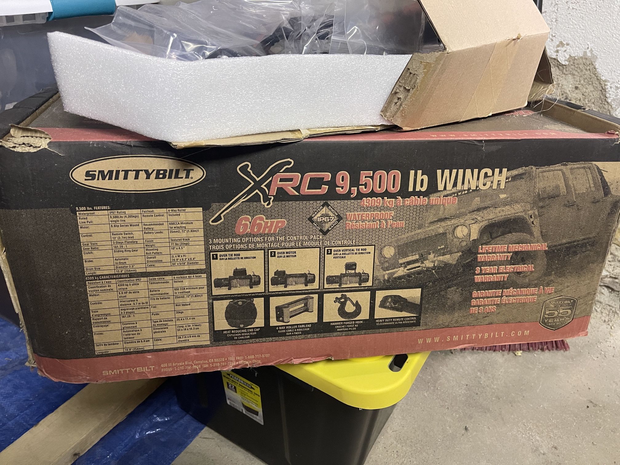 smittybilt xcr9500 winch gen2 Steel Cable