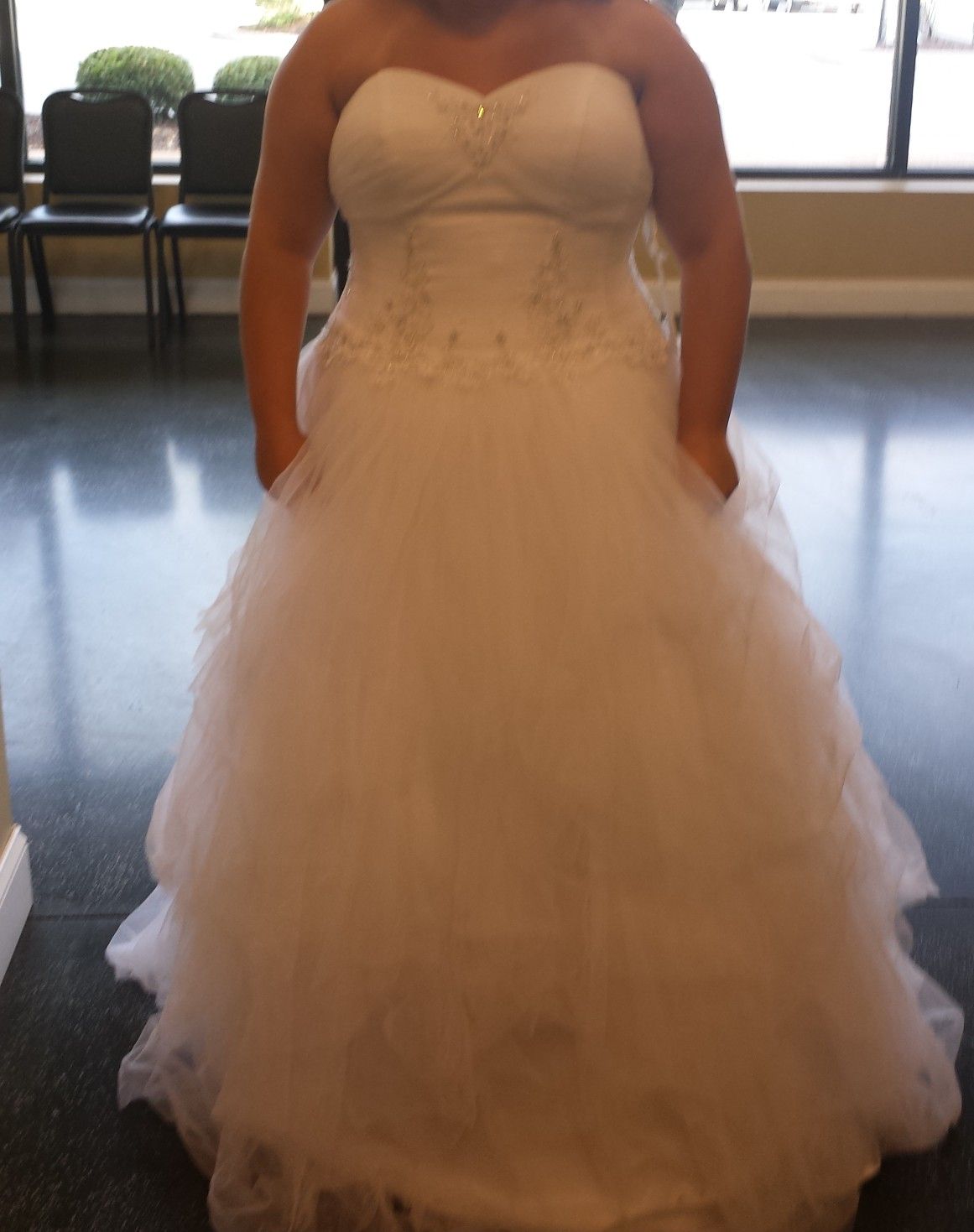 David's bridal wedding dress