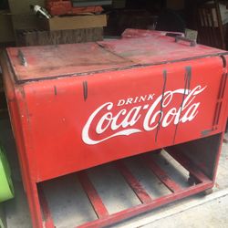 1930s Vintage Coca-Cola Ice Chest 