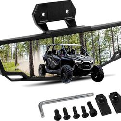 RZR PRO XP Rear View Mirror UTV Center Race Convex Rear View Mirror for Polaris RZR PRO XP/PRO XP4, Turbo R /4 2020 2021 2022 2023 2024, High-Definiti