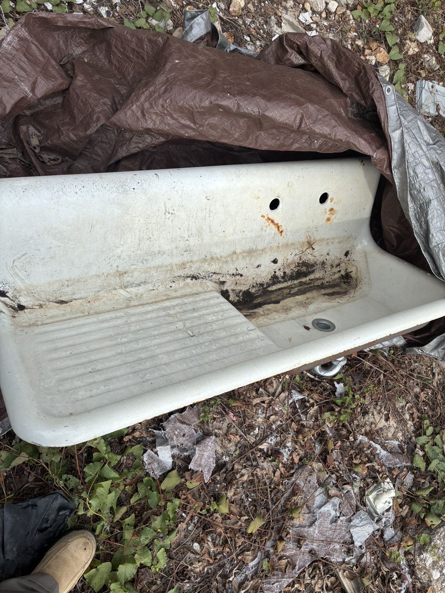 Vintage Cast Iron Sink