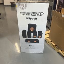 Klipsch Reference Series 5.1 .4Home Theater Pack with 2X R-625FA Floorstanding Speakers, R-52C Center Channel Speaker, 2X R-41M Bookshelf Spea