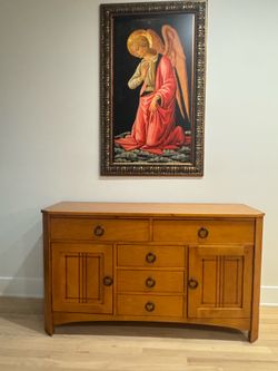 Cajonera madera barnizada