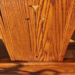 Oak Tree Mission Style Headboard  65 Each 2 Available If Want Second As Footboard Queen Bed Brand New As Shown In Pictures Very Nice Solid