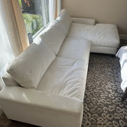 Havertys White Couch