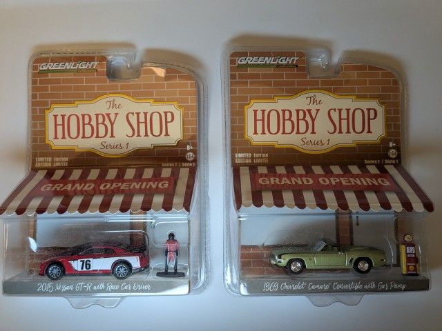 Greenlight The Hobby Shop GT-R & Camaro