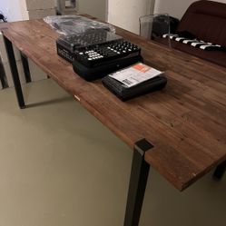 CB2 Wooden Dining Table 80'