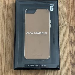 NEW Viva Madrid Grava Coleccion Avion Classico iPhone 6 Case - Vintage Camel