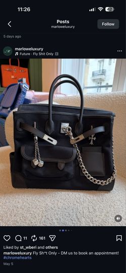 Black tote