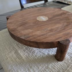 Wood Round Tray