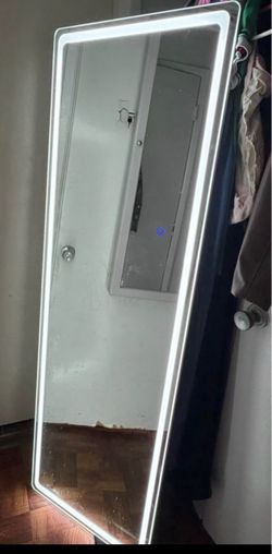 Full-Length LED Lighted Wall Mirror