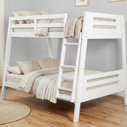 Brand New White Twin Twin over Full Bunk Bed