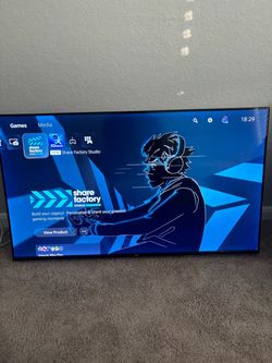 TCL 55” Google Smart Flat Screen TV