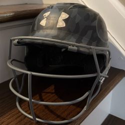 Baseball Helmet With Metal Guard/cage