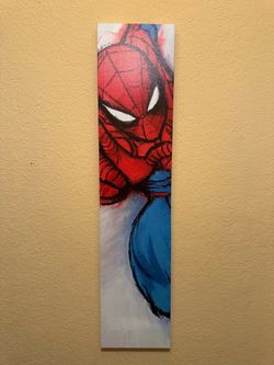 Marvel Spider-Man Vertical Canvas Wall Art 8x36 Mint Condition