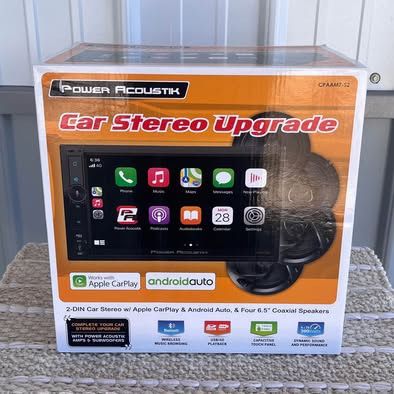 NEW Apple CarPlay Andrioid Auto 7” Touchscreen / Bluetooth Car Stereo Receiver with (4)6.5” Speakers