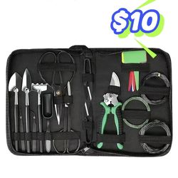 😀 Bonsai Tools Kit 23 PCS Tree For Beginners Tool Set Bonsais Starter Trimming Pruning Shears