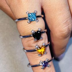 Anillos Osito Plata.925