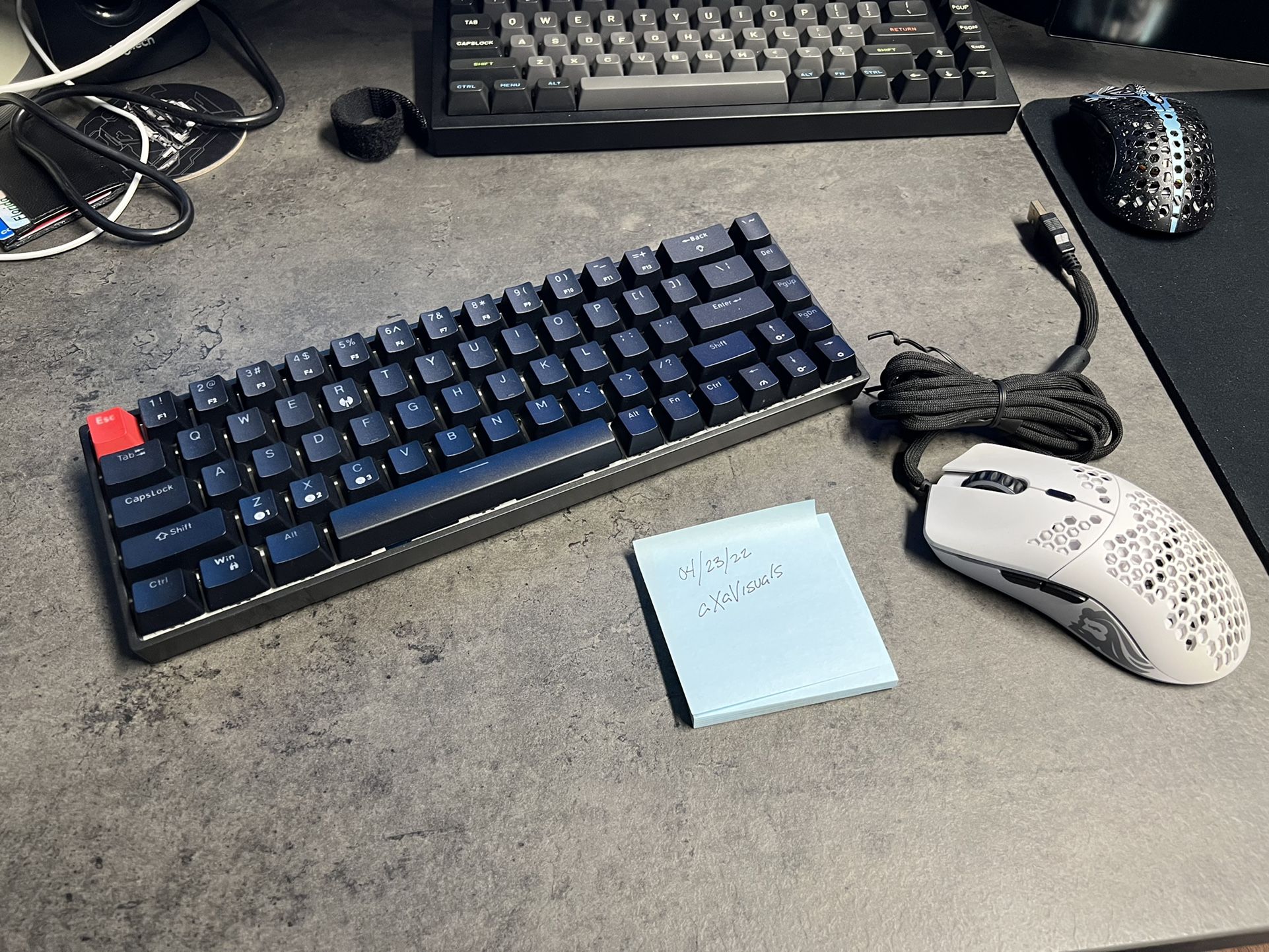 Wireless Gaming Keyboard And Wired Glorious Mouse