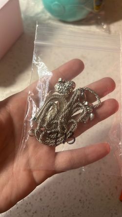 925 silver pendants and 18in 925 chain